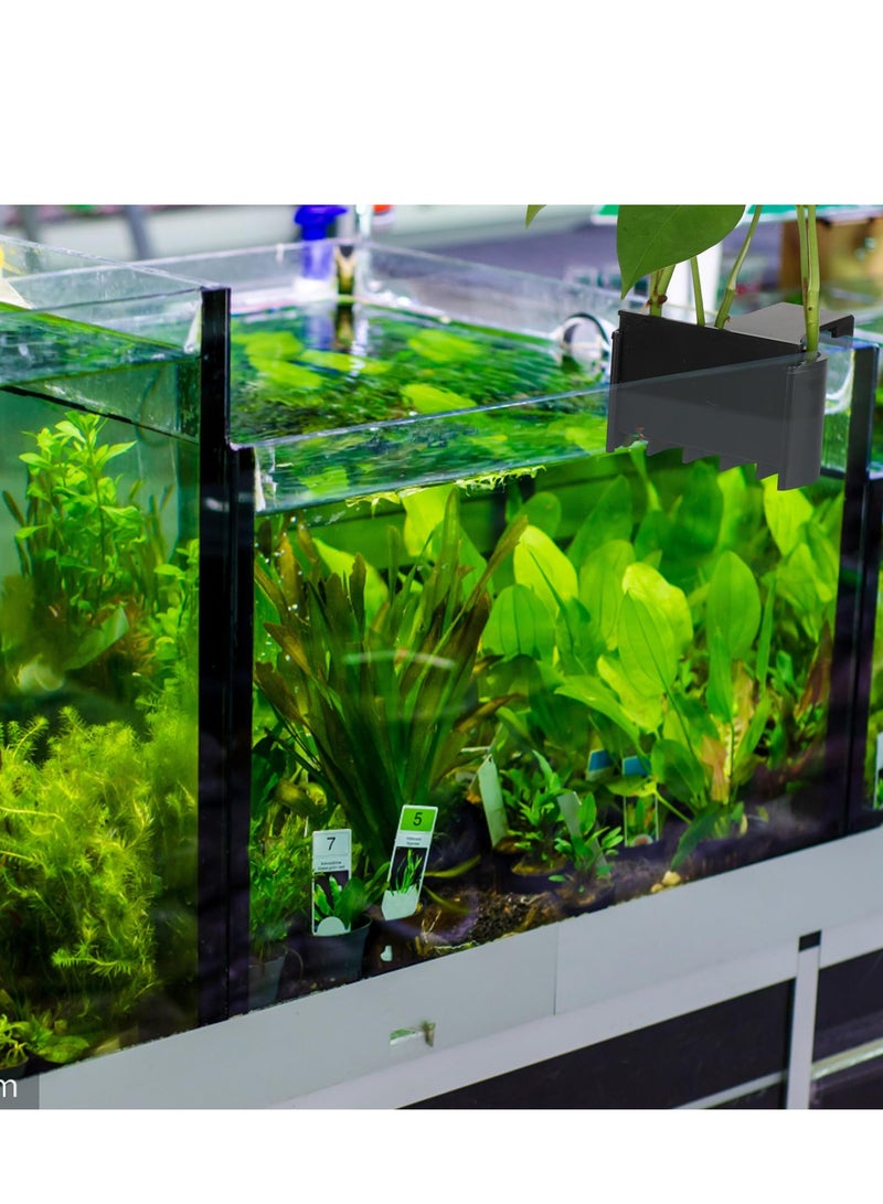 SOLARAE Hanging Plant Holders,1PC Fish Tank Plant Holder Hanging, Aquarium Planter Aquatic Plant Pot Accessories for Potted Live Plants, and Aquascape Decorations - Image 4