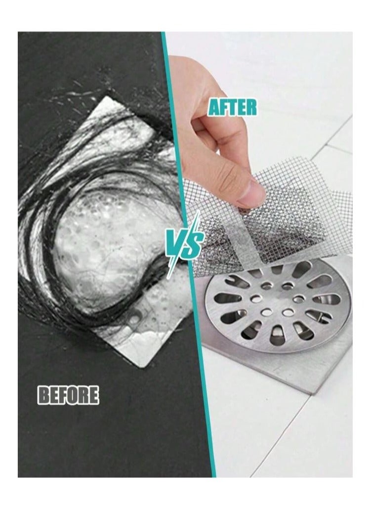 10pcs Disposable Drain Covers, Kitchen Sink Filters, Bathroom Hair Blocker Drain Stickers, Prevent Clogging - Image 4