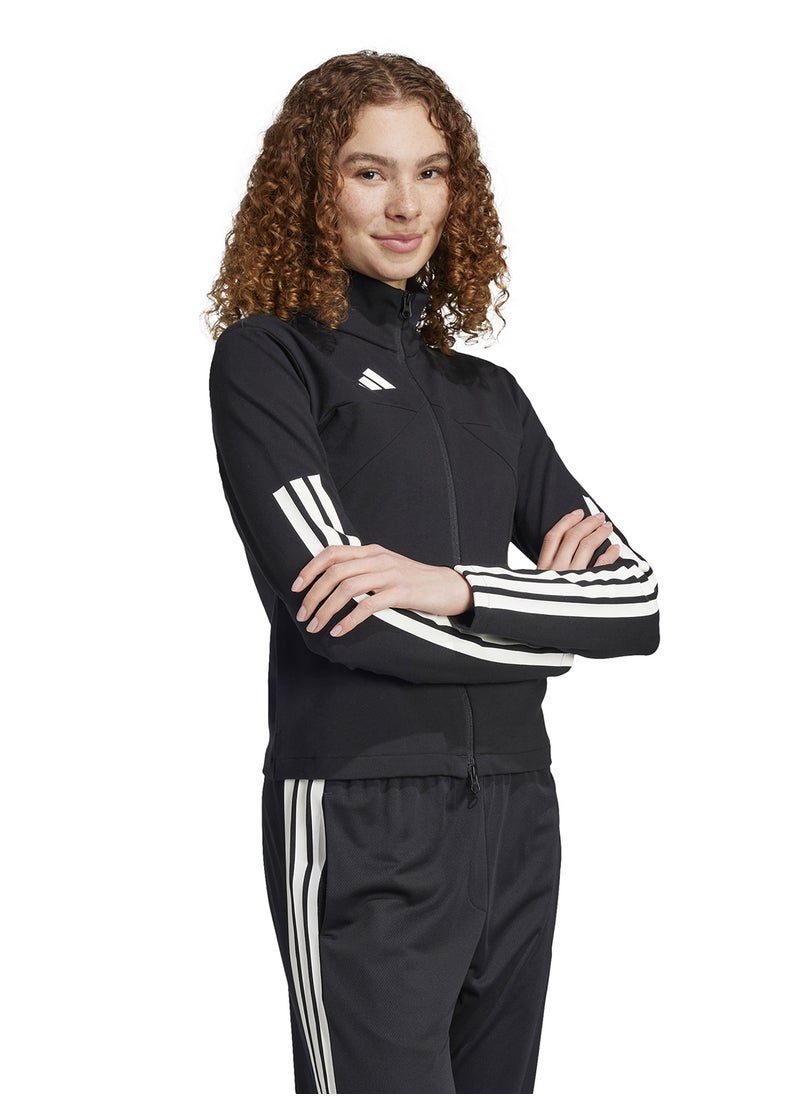 Adidas Tiro Cut 3 Stripe Slim Fitted Jacket  - Image 3
