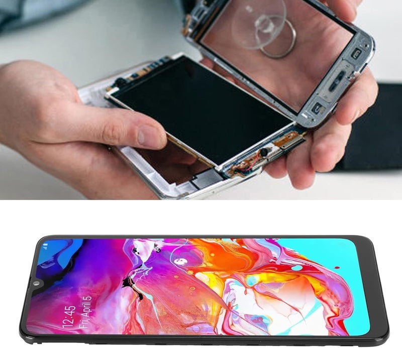 Bewinner A70 A705 6.7 Inch LCD Touch Screen Replacement Kit with Frame, Tools - High Resolution 2400x1080 Display Assembly for DIY Phone Repair - Image 1