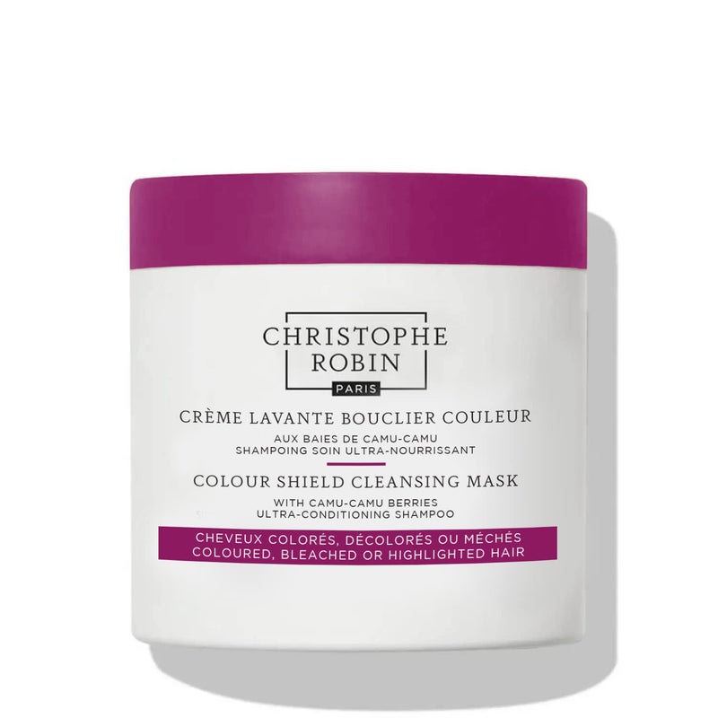 Christophe Robin Color Shield Cleansing Mask With Camu Camu Berries for ColorTreated Hair  Lowfoaming 84 fl oz