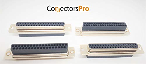 Pc Accessories - Connectors Pro Crimp on DB37 Female D-Sub Crimp Type Connector, 10-Pack (No Pin) - Image 3