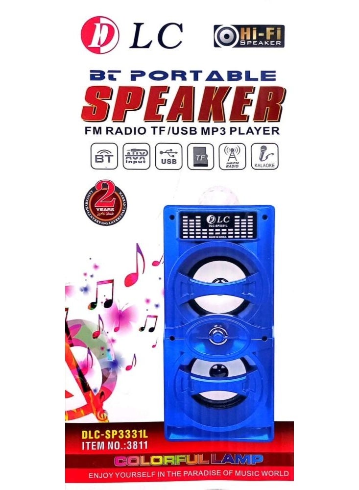 DLC Portable card speaker Mobile computer Mp3 Mp4 USB BT 