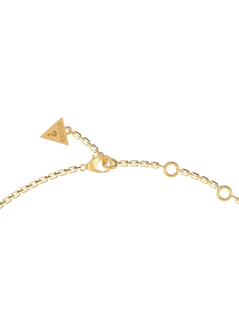 جس Pendent Drop Detail Long Necklace