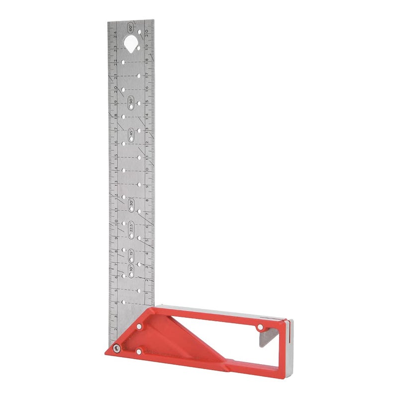 Stainless Steel Square Ruler 45 90 Degree Multi Angle Measuring Tool 25CM - Image 5