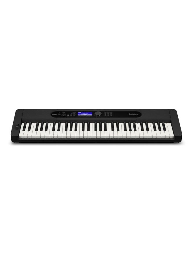 Casiotone CT-S400  61 Keys Advanced Keyboard with Piano Tones, Casio Music Space APP and AiX Sound Source - Black - Image 2