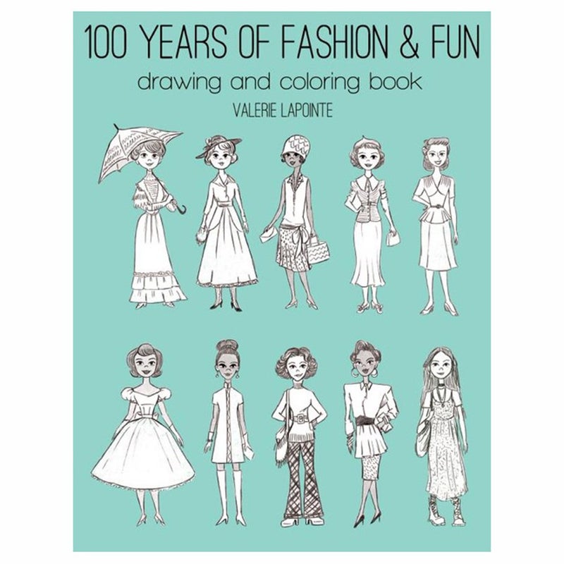 General's General Pencil 899B1 100 Years of Fashion & Fun Drawing/Coloring Book - Image 5