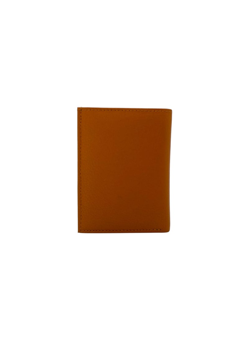LAVERI LEATHER Slim Top Zipper Cards Holder Genuine Leather RFID # 4608 - Image 5