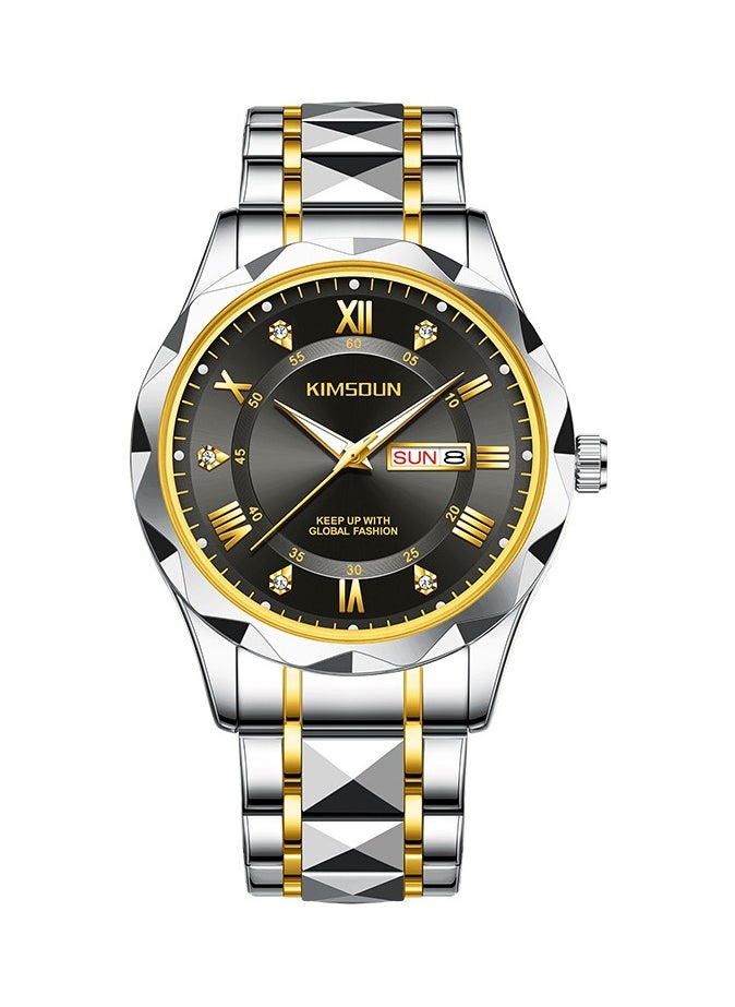 KIMSDUN Watch Men's Waterproof Sports Chronograph Men's Watch Multifunctional Luxury Fashion Quartz Business Classic Watch Calendar Men's Gift  - Image 1