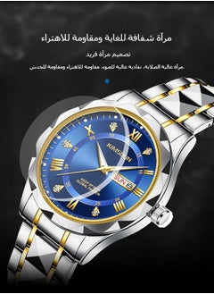 KIMSDUN Watch Men's Waterproof Sports Chronograph Men's Watch Multifunctional Luxury Fashion Quartz Business Classic Watch Calendar Men's Gift  - Image 5