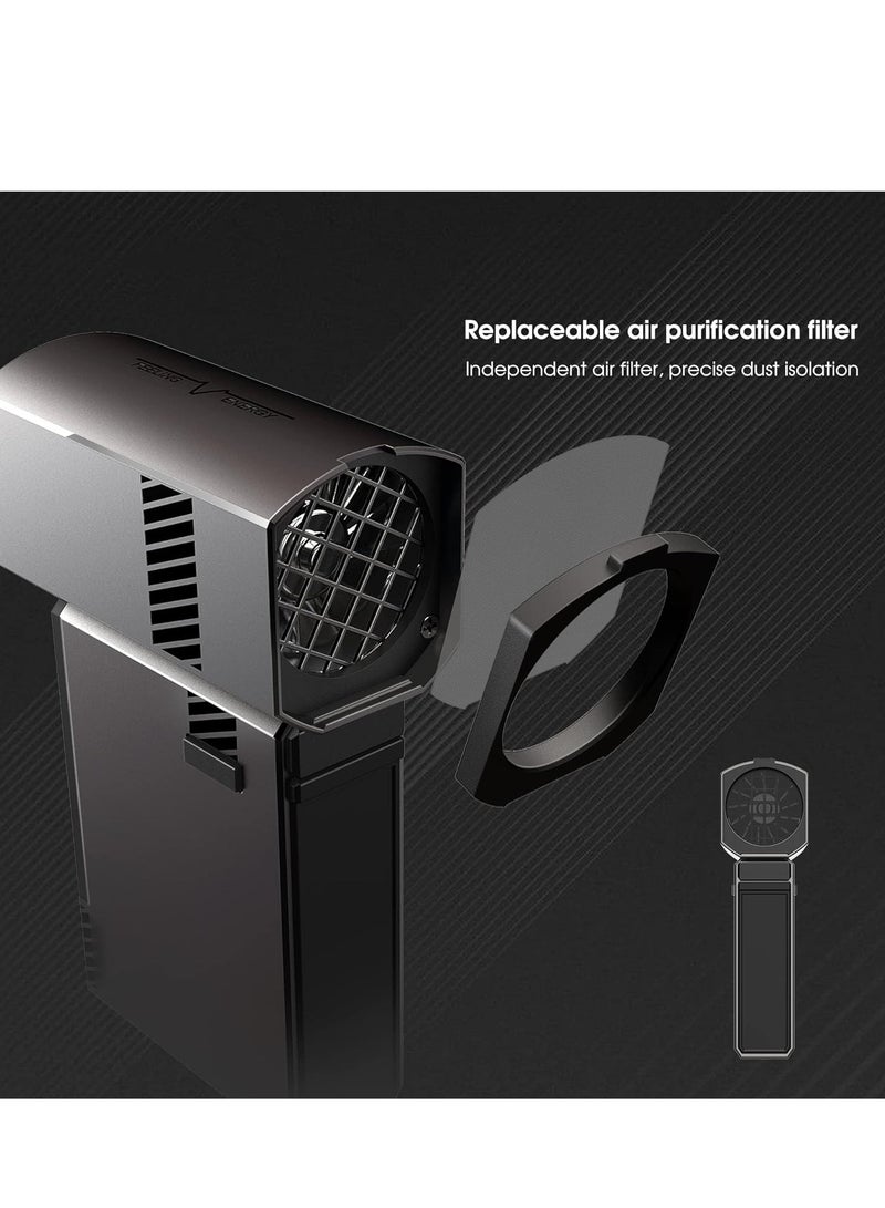 Excefore Electronic Air Duster Blower Portable Rechargeable Electric 100000 RPM Palm Turbo Compatible for Camera, Lens, Keyboard, Laptop, Drone Cleaning  - Image 5