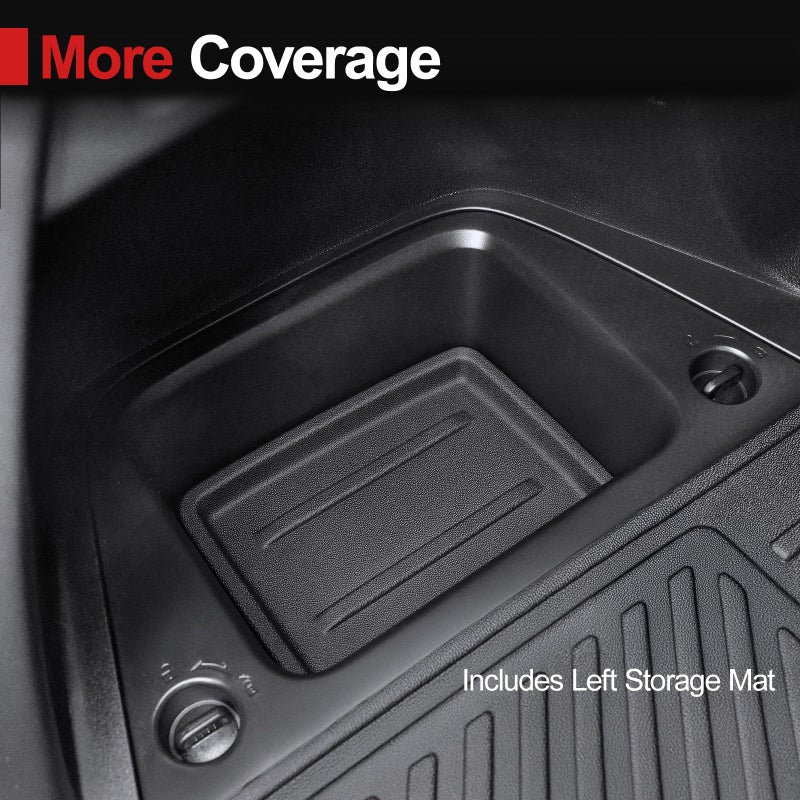 HOUCLEMIC Cargo Mat for 2023-2025 2026 Honda Pilot, All Weather TPE Cargo Liner with Backrest Mat Interior Protection for Honda Pilot TrailSport Touring Elite EXL Black Edition Accessories - Image 4