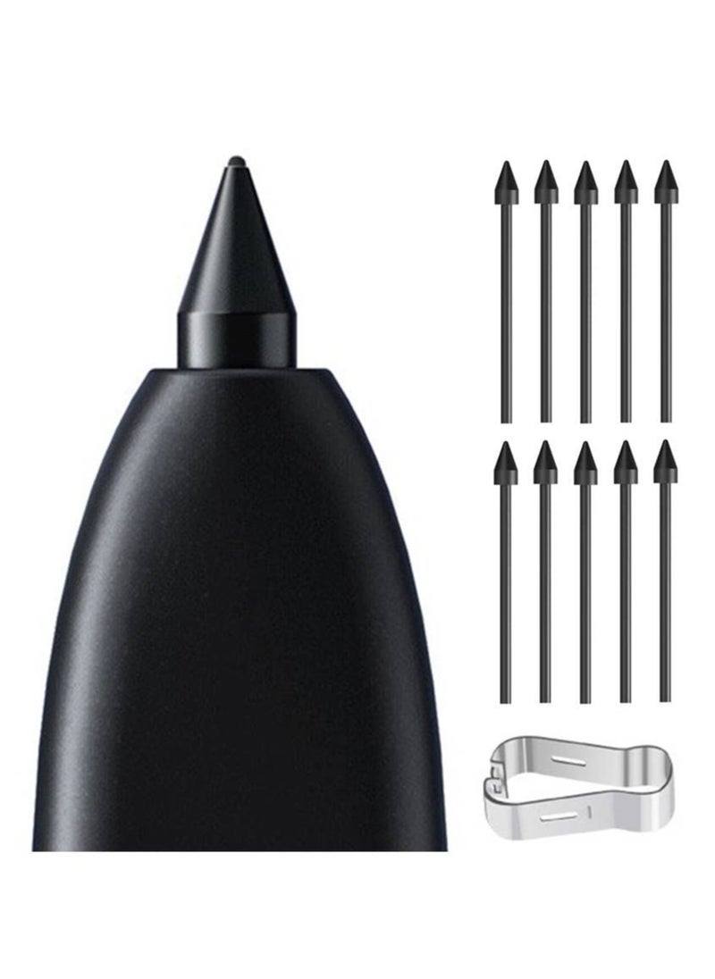 SYOSI - 5 PCS Soft Tips/Nibs Compatible with Galaxy Tab S9 Ultra / S9 Plus / S9 S Pen/Tab S9 FE Replacement Tips/Nibs Soft (S9/S9+/S9 Ultra/S9 FE Black*5) - Image 1