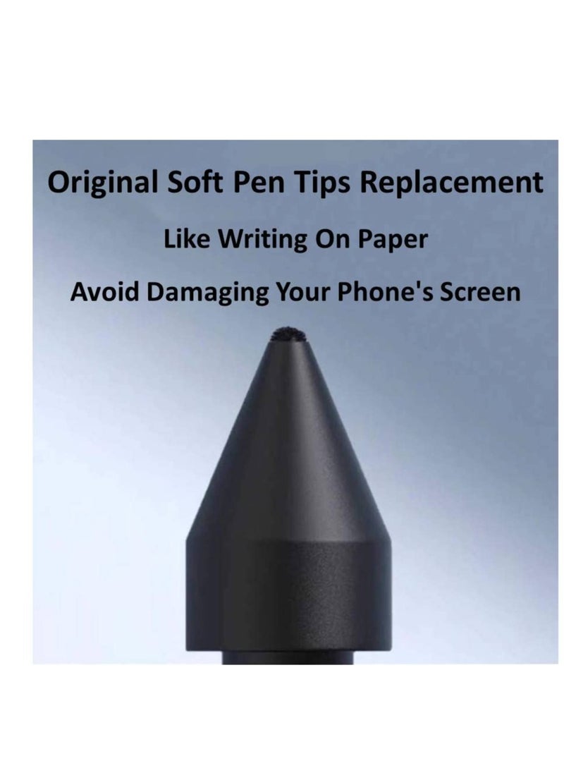 SYOSI - 5 PCS Soft Tips/Nibs Compatible with Galaxy Tab S9 Ultra / S9 Plus / S9 S Pen/Tab S9 FE Replacement Tips/Nibs Soft (S9/S9+/S9 Ultra/S9 FE Black*5) - Image 1