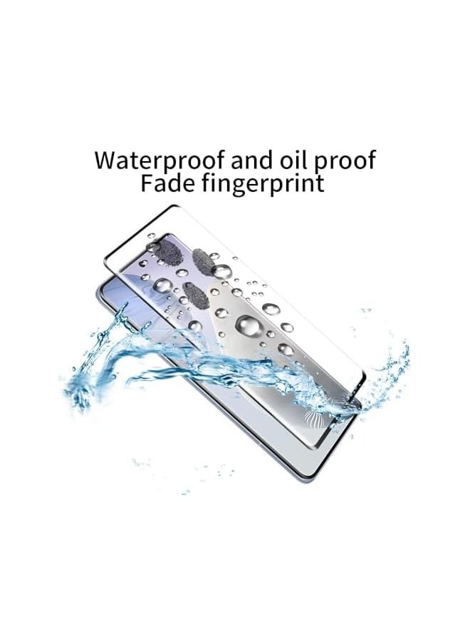 بروماس واقي شاشة ريلمي 10 برو بلس واقي شاشة زجاجي مقوى شفاف عالي الدقة مقاوم للخدش لهاتف اوبو ريلمي 10 برو+ اسود - Image 2