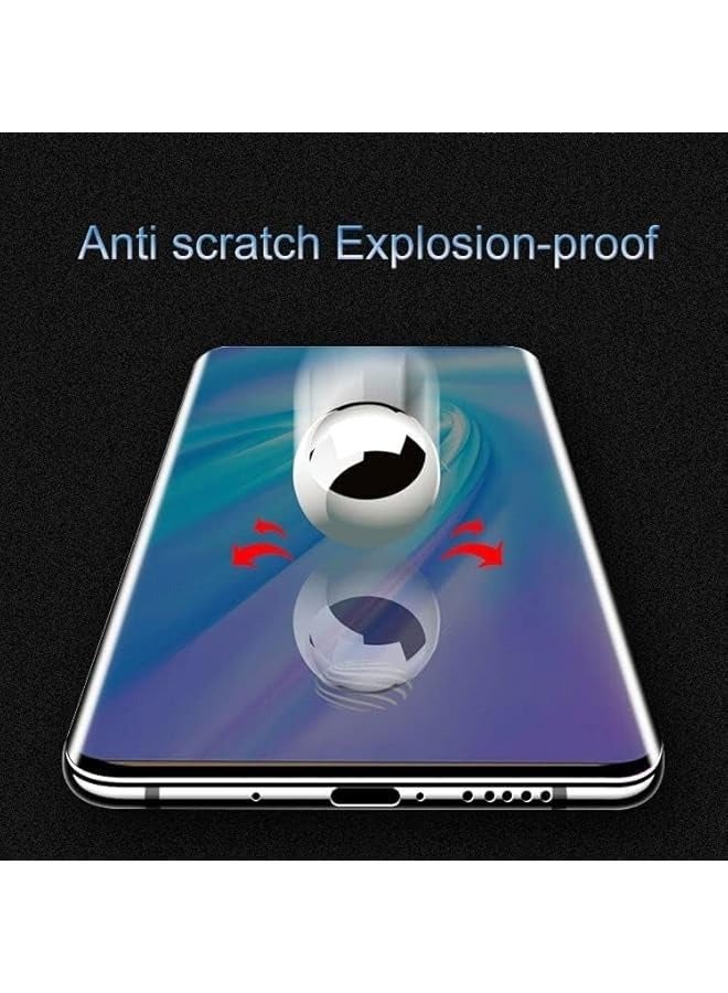 بروماس واقي شاشة ريلمي 10 برو بلس واقي شاشة زجاجي مقوى شفاف عالي الدقة مقاوم للخدش لهاتف اوبو ريلمي 10 برو+ اسود - Image 3