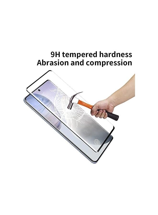 بروماس واقي شاشة ريلمي 10 برو بلس واقي شاشة زجاجي مقوى شفاف عالي الدقة مقاوم للخدش لهاتف اوبو ريلمي 10 برو+ اسود - Image 4