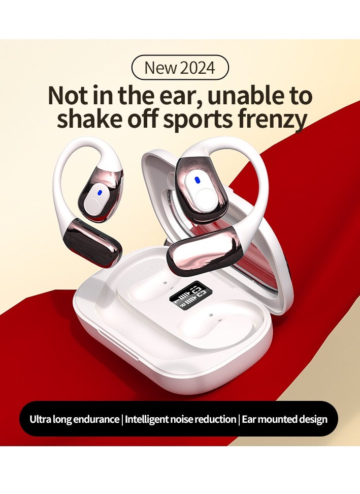 Music Pioneer Open Ear Headphones, OWS Wireless Bluetooth 5.4 Headphones Air Conduction, Up to 48 Hours Battery Life with Carry Case, High Sound Quality with Dual 16.5mm Drivers  - Image 4