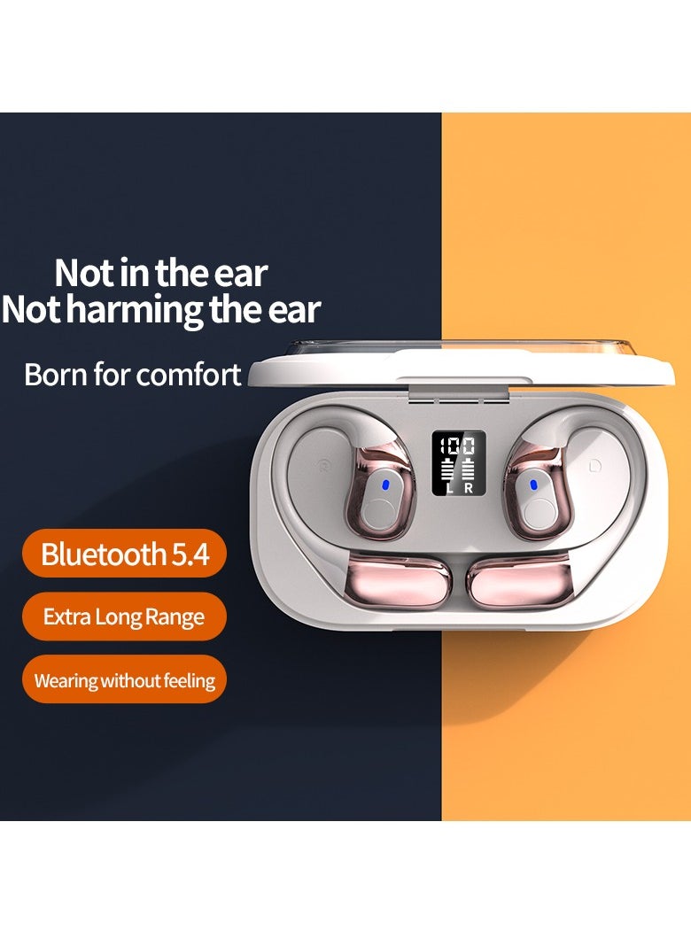Music Pioneer Open Ear Headphones, OWS Wireless Bluetooth 5.4 Headphones Air Conduction, Up to 48 Hours Battery Life with Carry Case, High Sound Quality with Dual 16.5mm Drivers  - Image 3