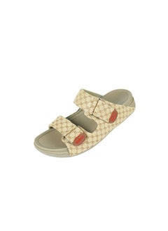 barjeel uno 008-3533 Barjeel Mens Casual Sandals 20272A Beige  - Image 1