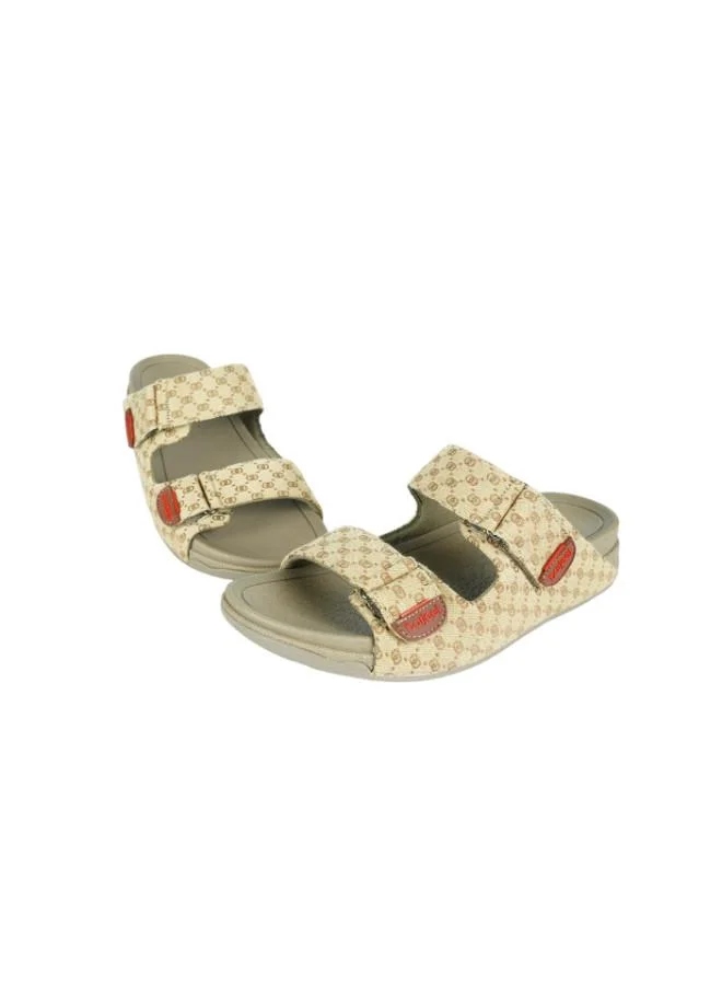 barjeel uno 008-3533 Barjeel Mens Casual Sandals 20272A Beige