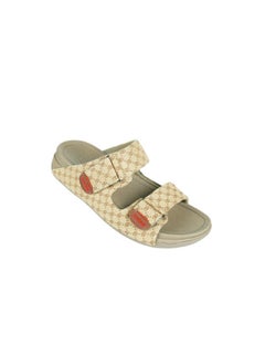 barjeel uno 008-3533 Barjeel Mens Casual Sandals 20272A Beige  - Image 2