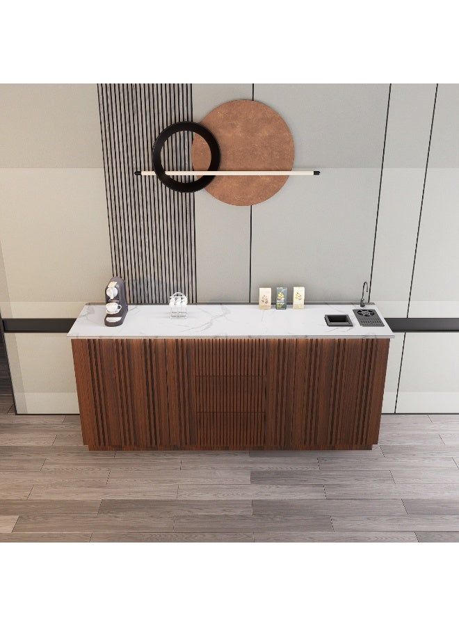 Coffee World Coffee corner package including hidden lighting, rinser, bin, and faucet - Image 4