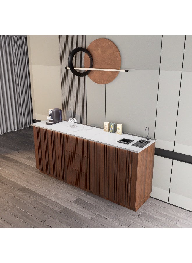 Coffee World Coffee corner package including hidden lighting, rinser, bin, and faucet - Image 3