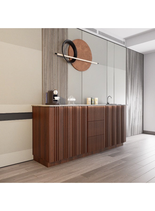 Coffee World Coffee corner package including hidden lighting, rinser, bin, and faucet - Image 2