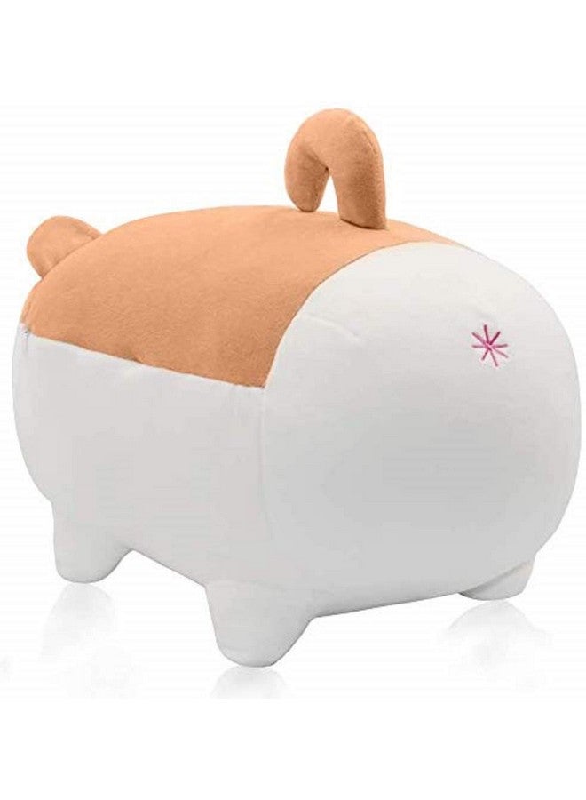 AVSHUB AVSHUB Soft Toy Shiba Inu Dog Skin Friendly Ultra Soft Cute Soft Stuffed Toy for Girlfriend, Kids, Gift - Peach and White, 20 Inches - Image 4