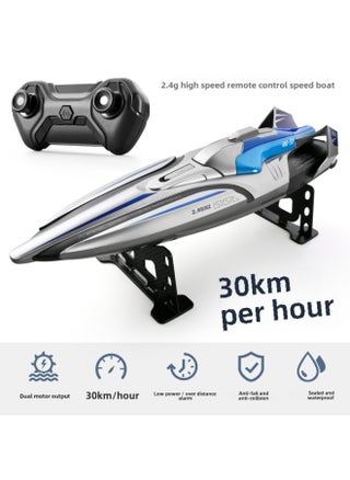 Large Remote Control Boat Children's Water Electric Boat Model Can Be Water Big Yacht Boy Toy Remote Control High-speed Speedboat-Color:S1 [35cm-dual Motor-speed 35km/h] Colorful Silver With Luminous-Specifications:Official Standard - pzsku/Z95A5581695579EB6B709Z/45/1746209269/eb6a7fd7-b911-492a-af37-e3618378220b