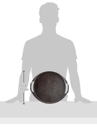 Crystal طاسة دوسا كاست كريستال مسبقة التتبيل مع مقبضين 300 مم - Image 3