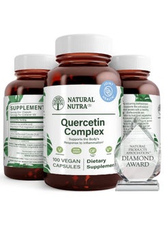 Natural Nutra Quercetin Complex With Bromelain And Vitamin C Citrus Bioflavonoid Supplement Promotes Liver Health 100 Vegan And Vegetarian Capsules  - Image 2