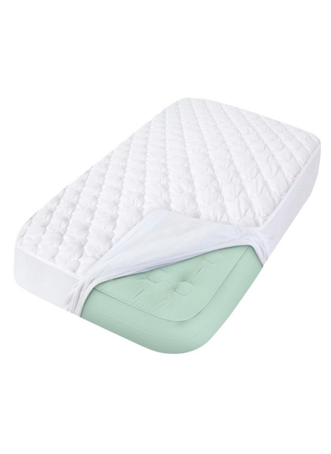Moonsea Toddler Travel Kids Air Mattress Pad Sheet Protector Waterproof, Compatible with hiccapop Inflatable Toddler Travel Bed or EnerPlex Kids Inflatable Travel Bed  - Image 2