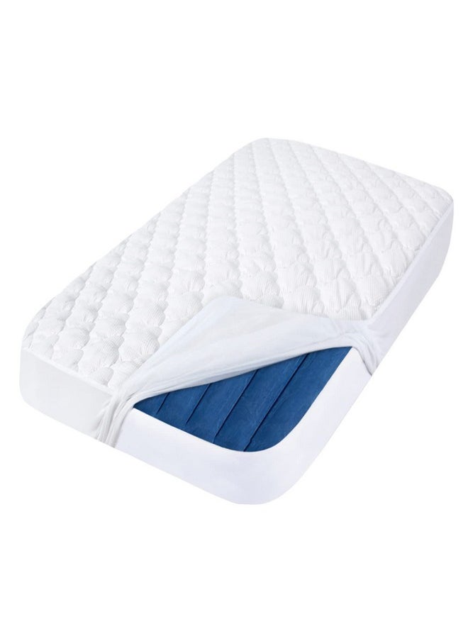 Moonsea Toddler Travel Kids Air Mattress Pad Sheet Protector Waterproof, Compatible with hiccapop Inflatable Toddler Travel Bed or EnerPlex Kids Inflatable Travel Bed  - Image 1