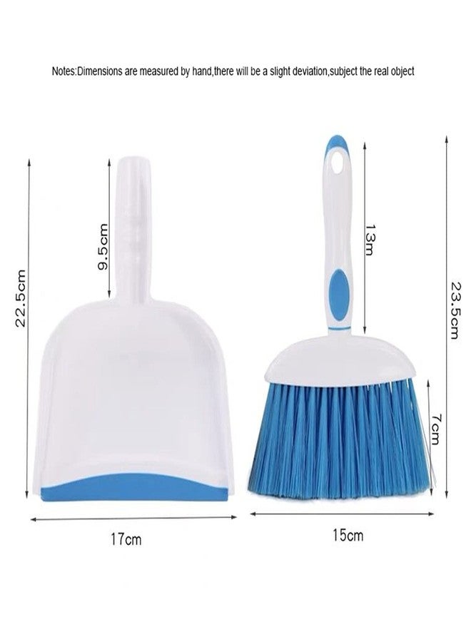 BSMstone Mini Broom and Dustpan Set-Mini Whisk Set for Desk, Housekeeping, Office, Kitchen, Pet Nest, etc.,Daily Cleaning Necessity Plastic Mini Dustpan Set (Gray) - Image 2