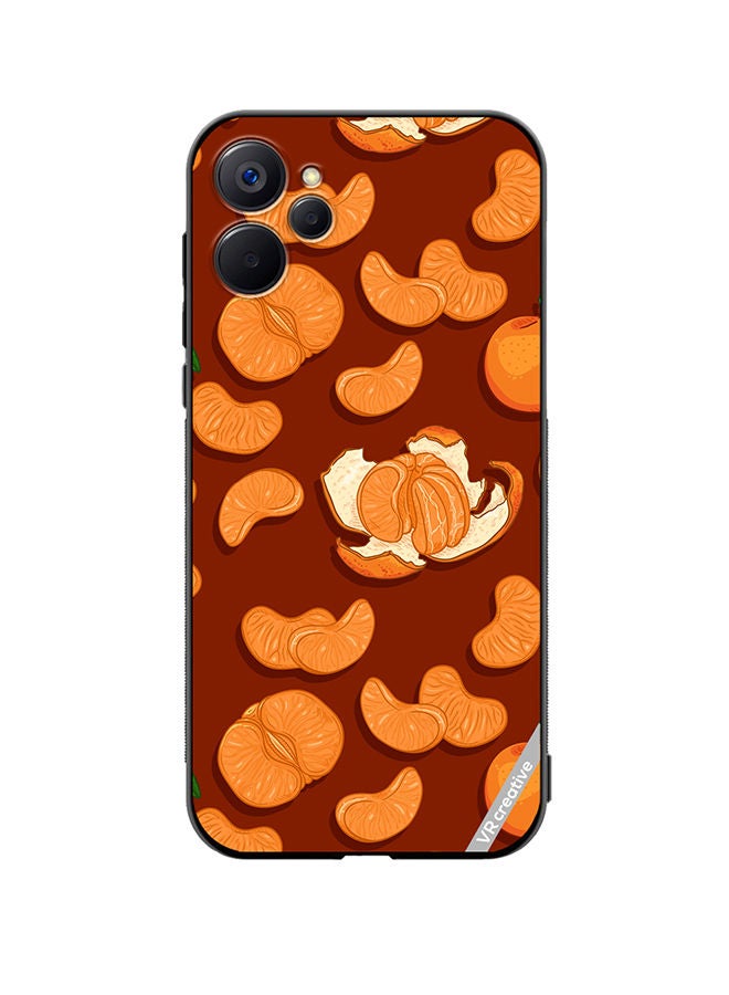 VR CREATIVE Protective Case Cover For Realme 9i 5G Tangerines Design Multicolour - Image 1