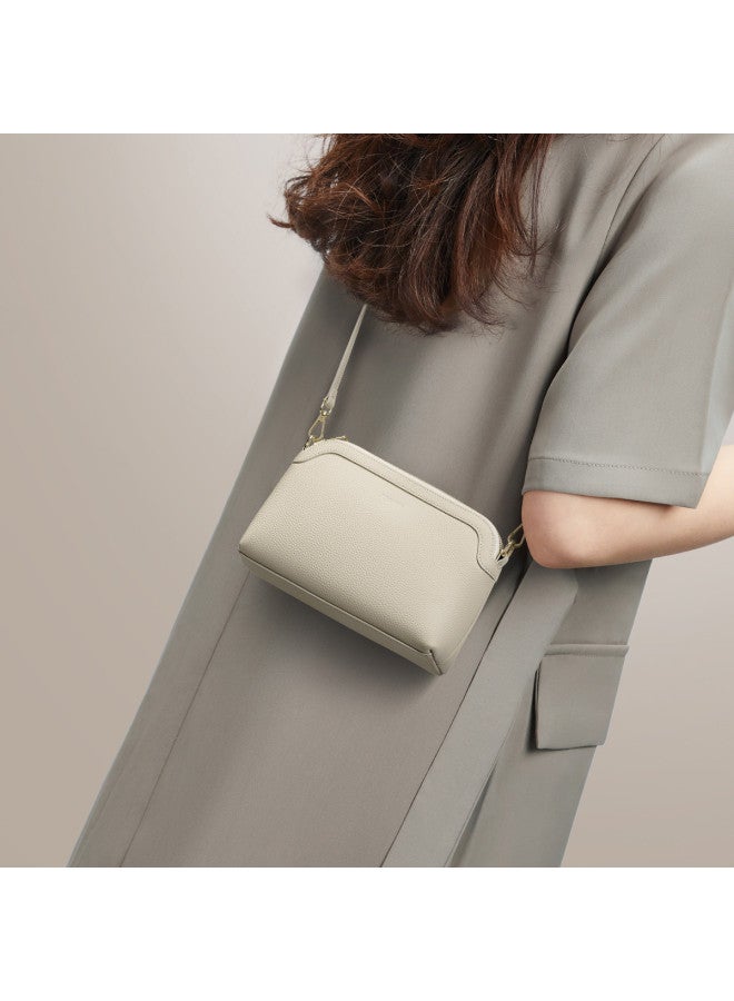 Josiny Top Grain Leather Bag For Women 2025, Light Luxury Large Capacity Versatile Shoulder Crossbody Bag, Underarm Mom Bag, Women's Handbag - Image 2