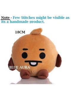 Blue Aura Bts Plushies Toy Shooky 18Cm Big Size Bt21 Sitting Soft Toy (Shooky 18Cm Plush)  - Image 3