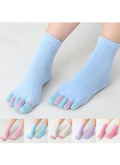 6 Pairs Unisex Toe Socks Cotton Crew Sock Five Finger Socks For Running Athletic - pzsku/Z95A5ACF88B5103098FDBZ/45/_/1702016206/90651071-03df-41f1-a379-11005571ae6d