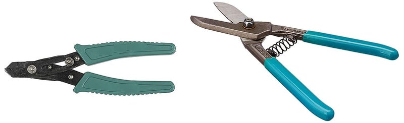 Exotic Arcade Wire Stripping Plier Green and Black Tin Cutters with Spring  - Image 1