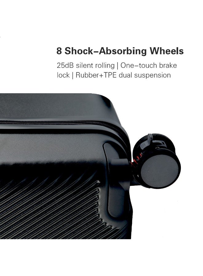 LIGHTGO 26 inch with Expandable with TSA travel case ABS mix PC Suitcase check in luggage - Image 3