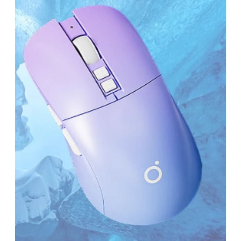 Eweadn G309 Wireless Bluetooth Mouse, Silent Rechargeable Gaming Mouse for Office Laptop, Dual-Mode, Purple - Image 1