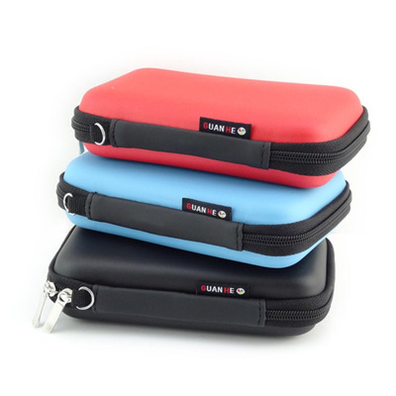 Waterproof Electronics Accessory Organizer Travel Portable Carrying Storage Bag （Red） - Image 2