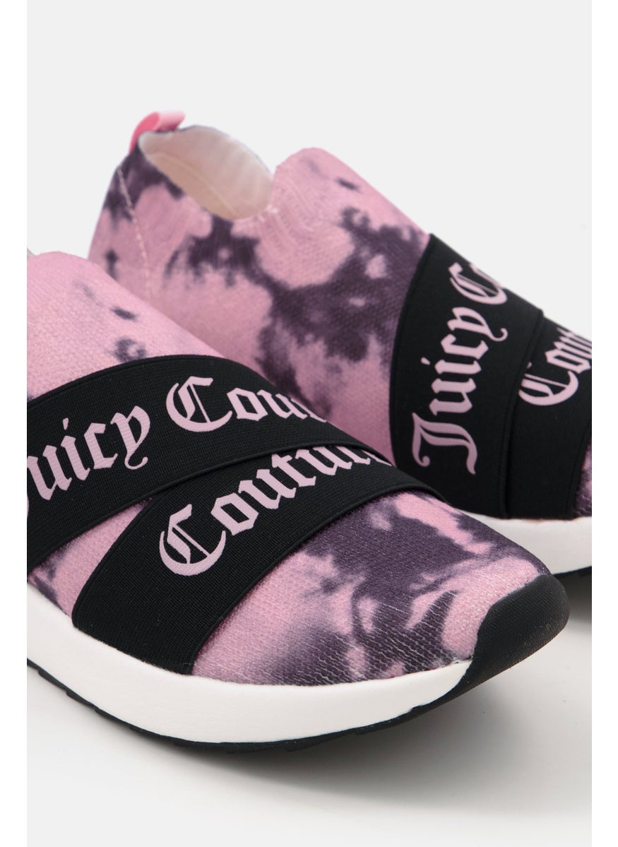 Juicy Couture - Women Slip On Announce Casual Shoes, Pink - Image 1