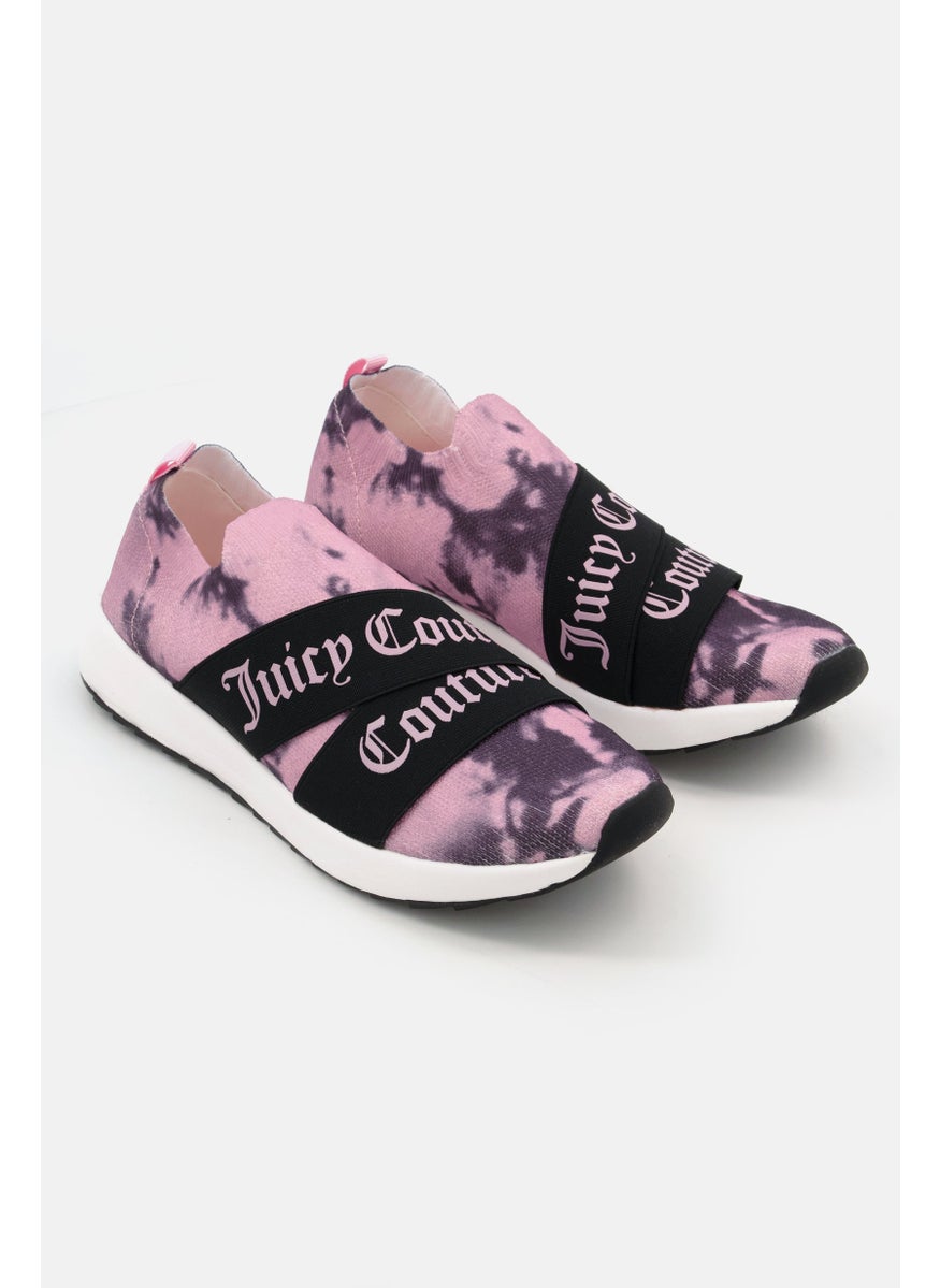 Juicy Couture - Women Slip On Announce Casual Shoes, Pink - Image 1