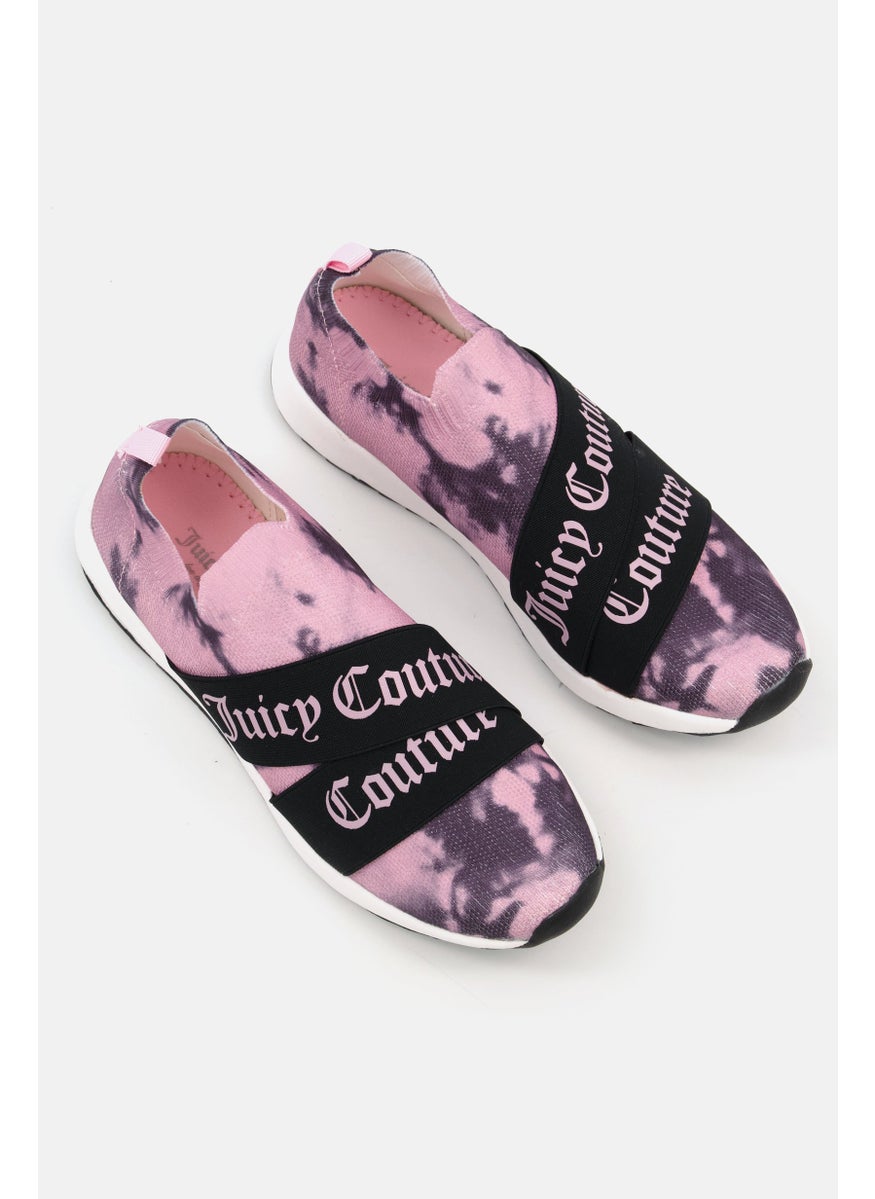 Juicy Couture - Women Slip On Announce Casual Shoes, Pink - Image 1