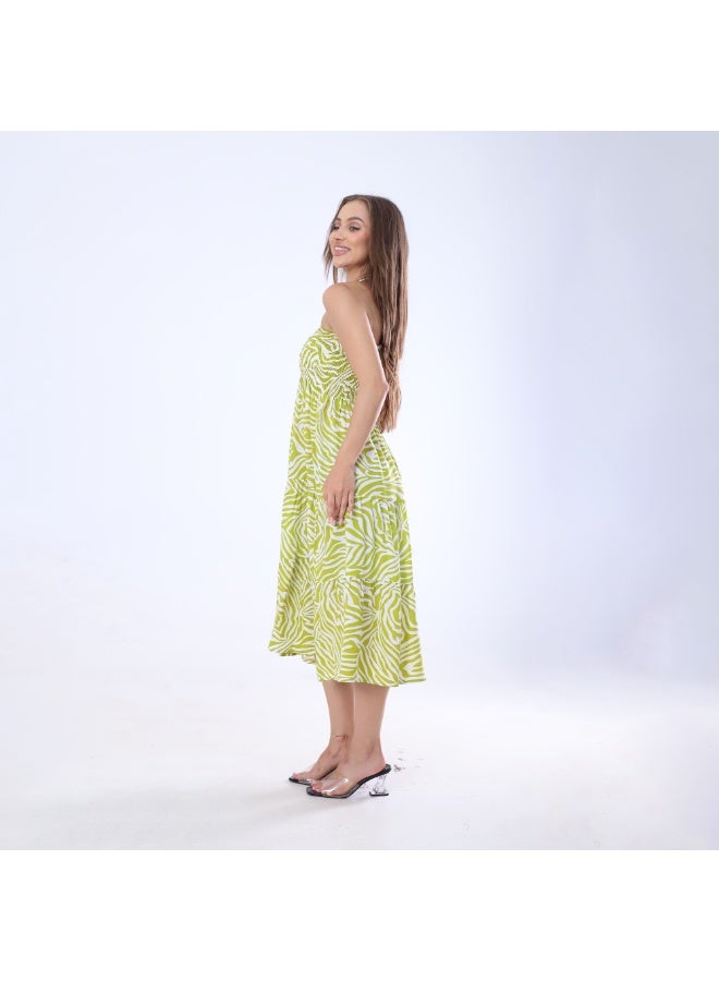 BEBO Women's printed skirt_Kiwi  - Image 3