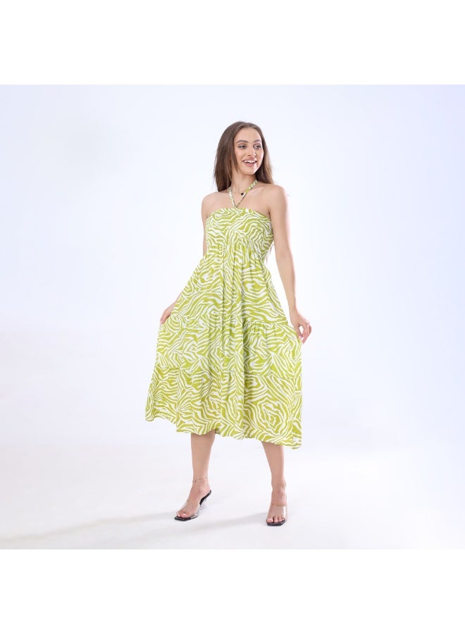BEBO Women's printed skirt_Kiwi  - Image 1