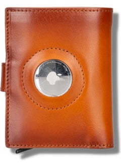 PLM Palertag Leather Wallet Airtag and Mechanism RST2EF Tan  - Image 3